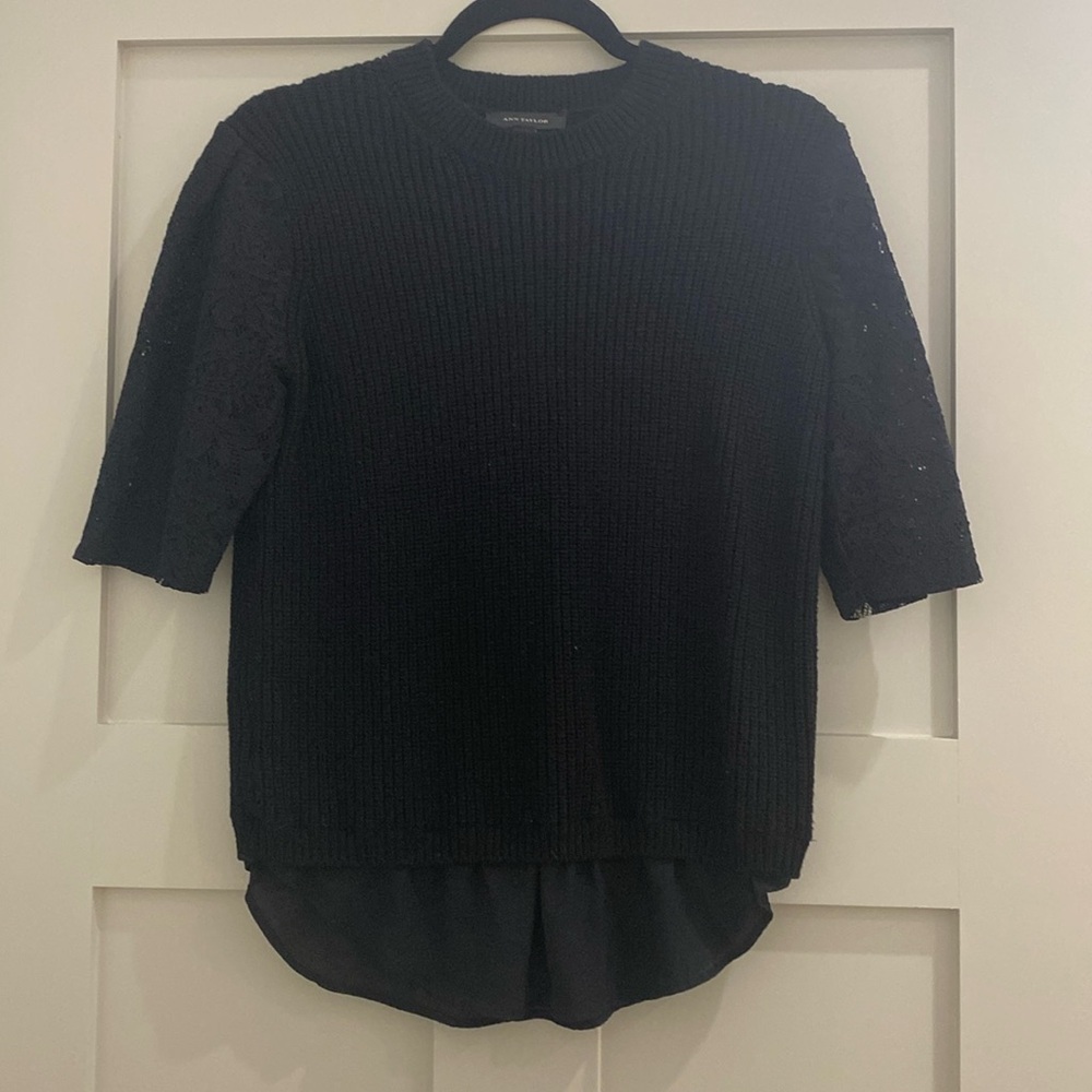 Ann Taylor size S black top